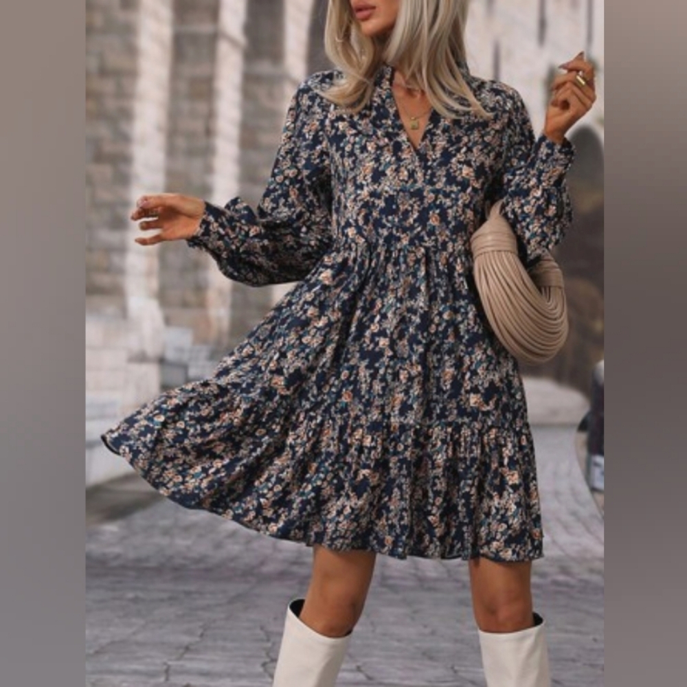 XS Floral Shein Dress